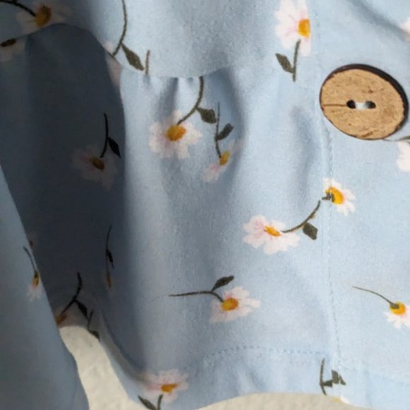 Blue Floral Dress - Picture 3 of 5